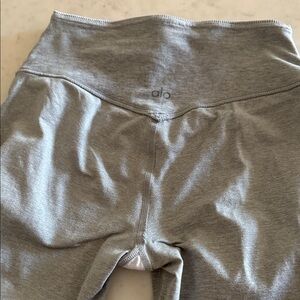 Alo Gray High-Waisted Leggings